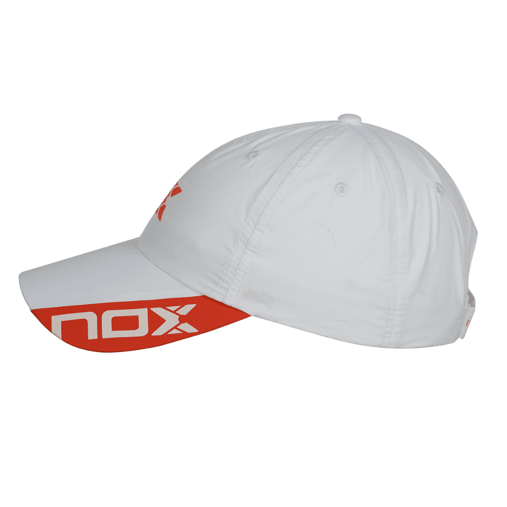 Gorro Nox Blanca Logo Rojo5
