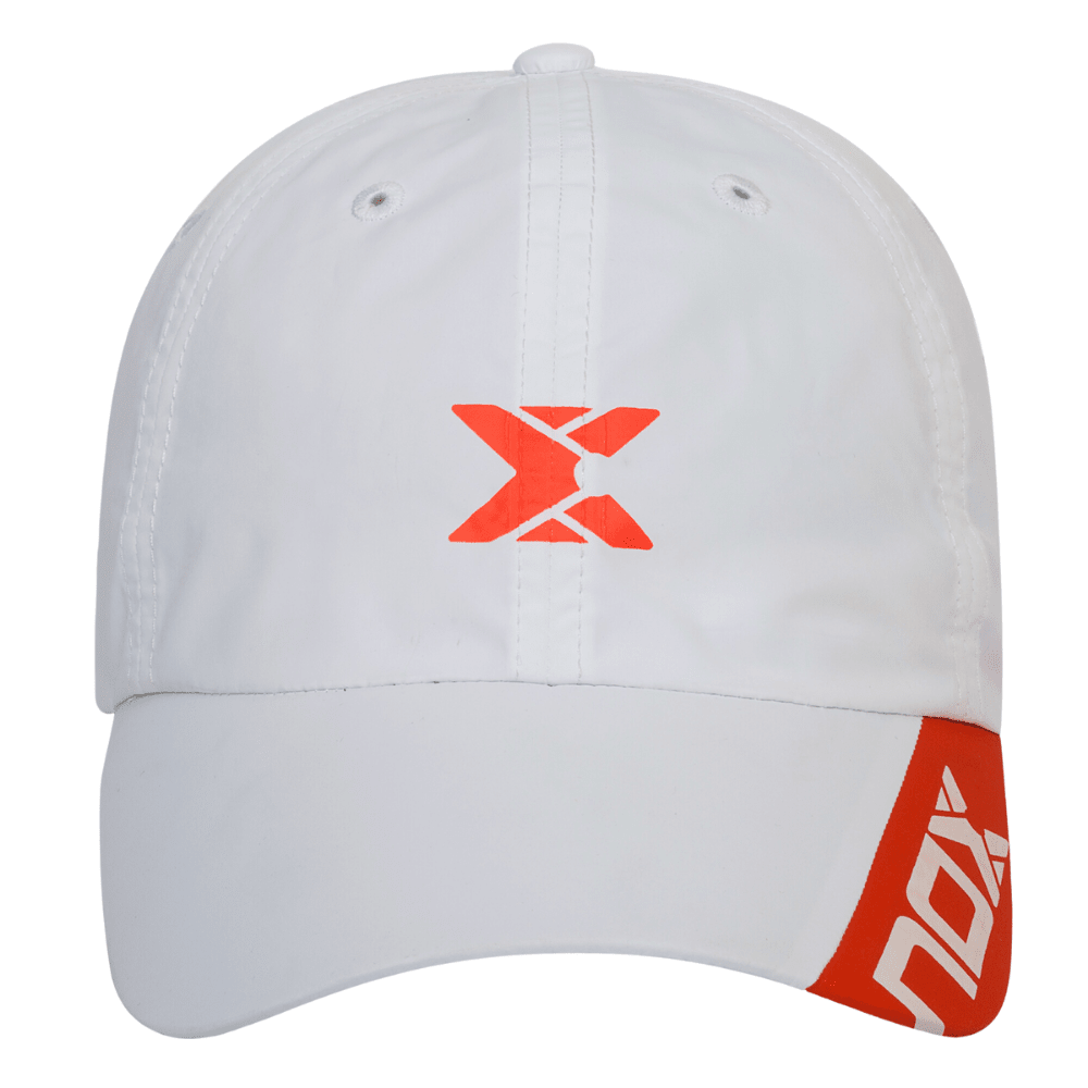 Gorro Nox Blanca Logo Rojo1