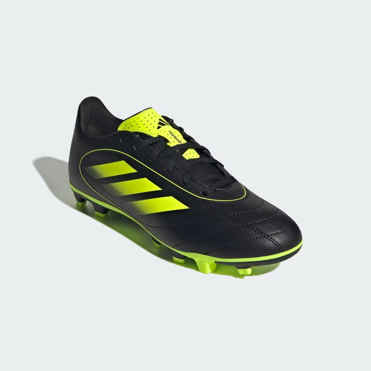 Zapato de Fútbol Adidas Goletto IX Terreno Firme/Multiterreno Core Black / Lucid Lemon / Core Black5