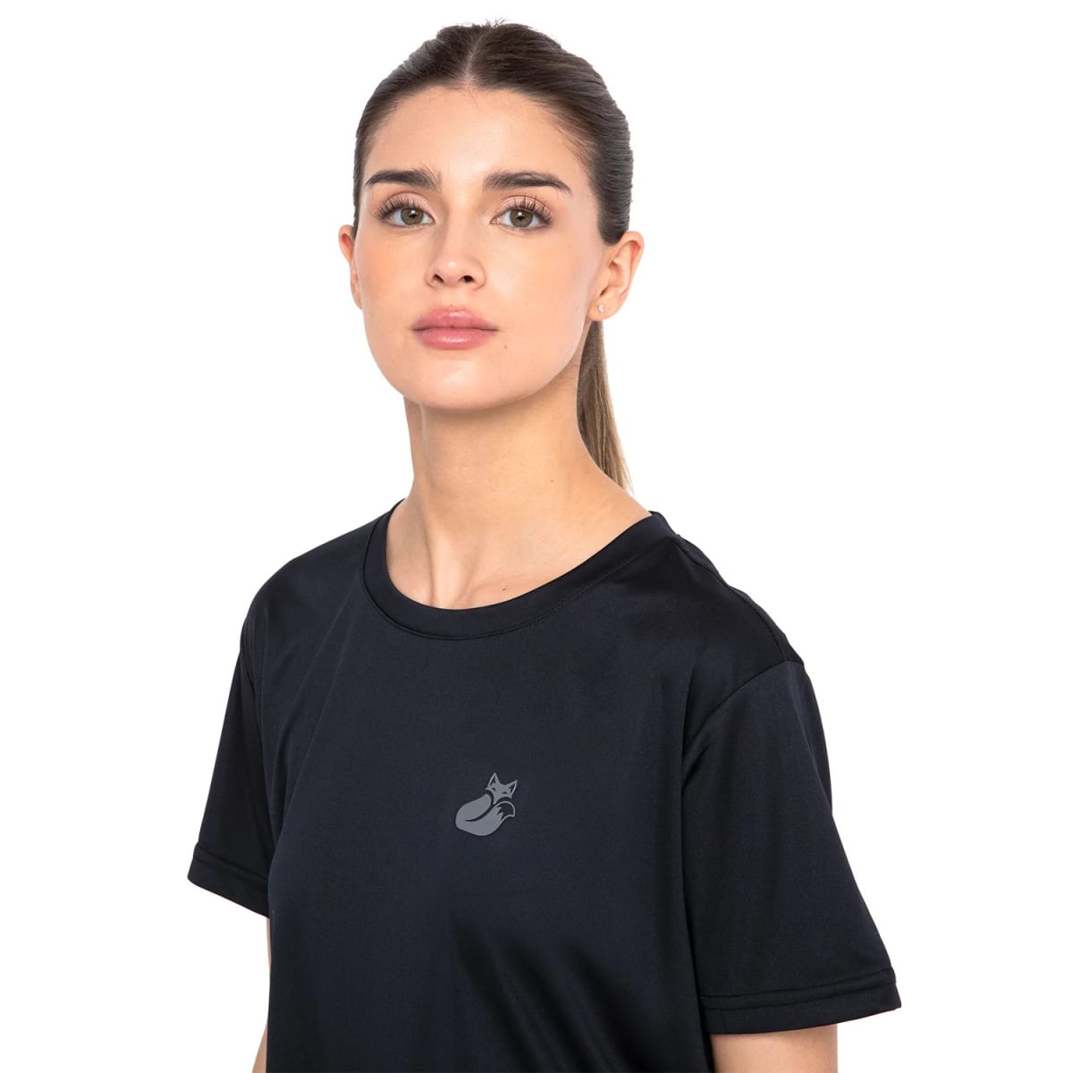 Polera Khombi Mujer Tilki Temel Black/Grey W26S5