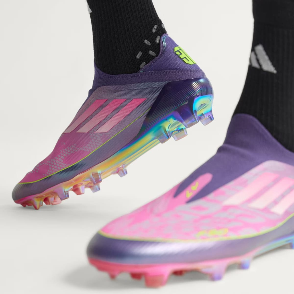 Zapato de Fútbol Adidas F50 Elite Lamine Yamal Sin Cordones Terreno Firme3