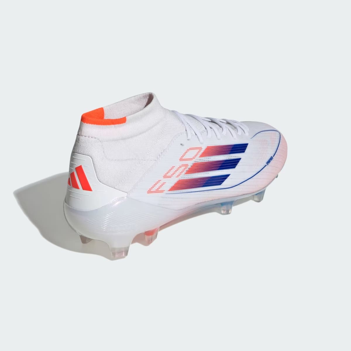 Zapato de Futbol Adidas F50 Elite Corte MedioTerreno Firme Cloud White / Lucid Blue / Solar Red4