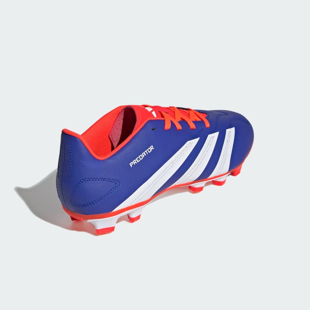 Zapato de Fútbol Adidas Predator Club Multiterreno Lucid Blue / Cloud White / Solar Red6