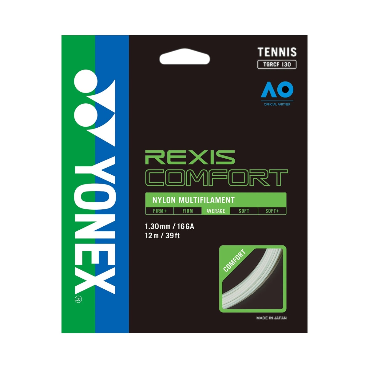 Set Cuerda Yonex Rexis Comfort 1.30 White1