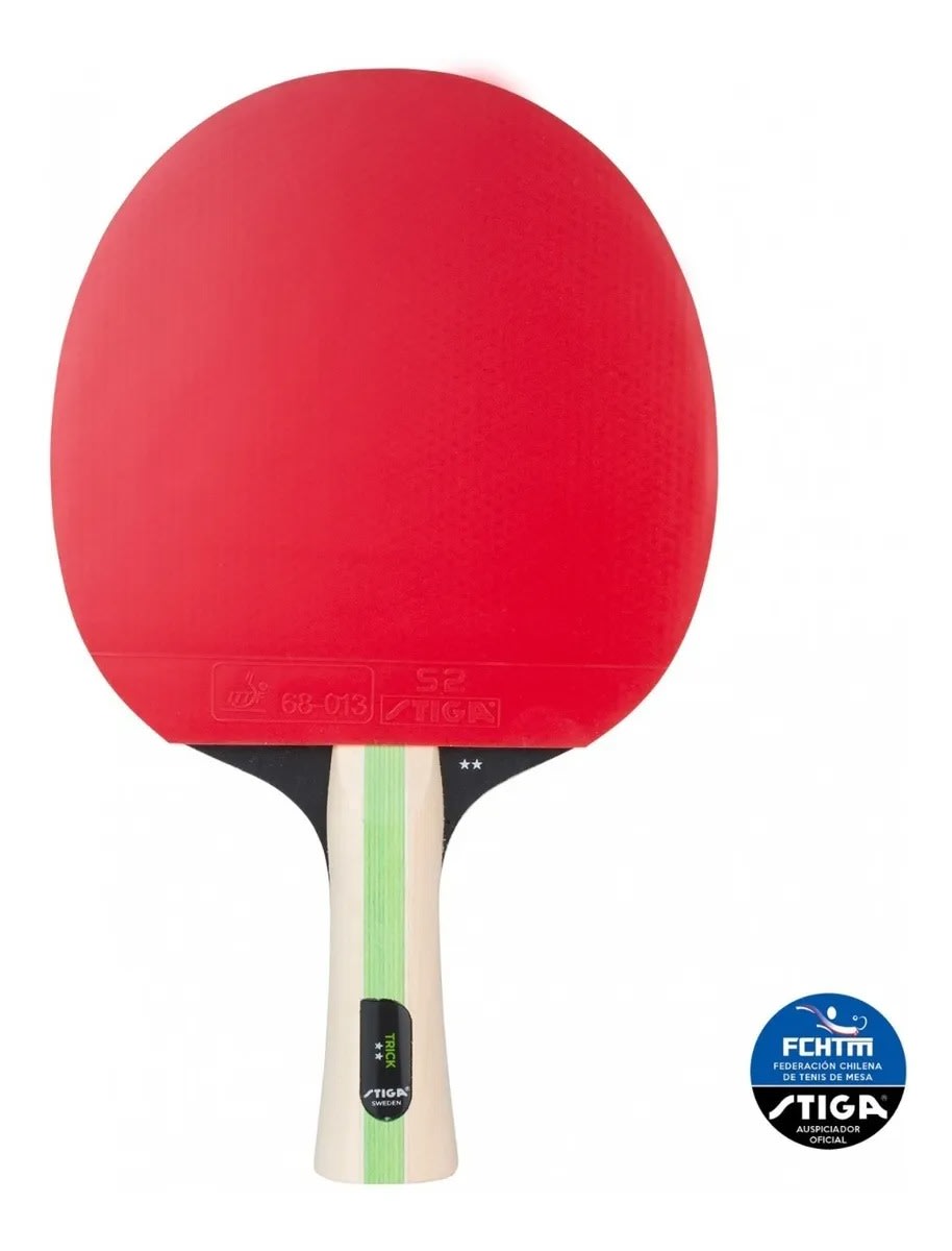 Paleta Tenis de Mesa TRICK Negro/Verde3