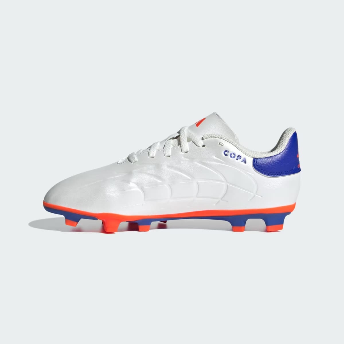 Zapatos de Fútbol Adidas Copa Pure 2 Club Multiterreno Niños Cloud White / Lucid Blue / Solar Red7