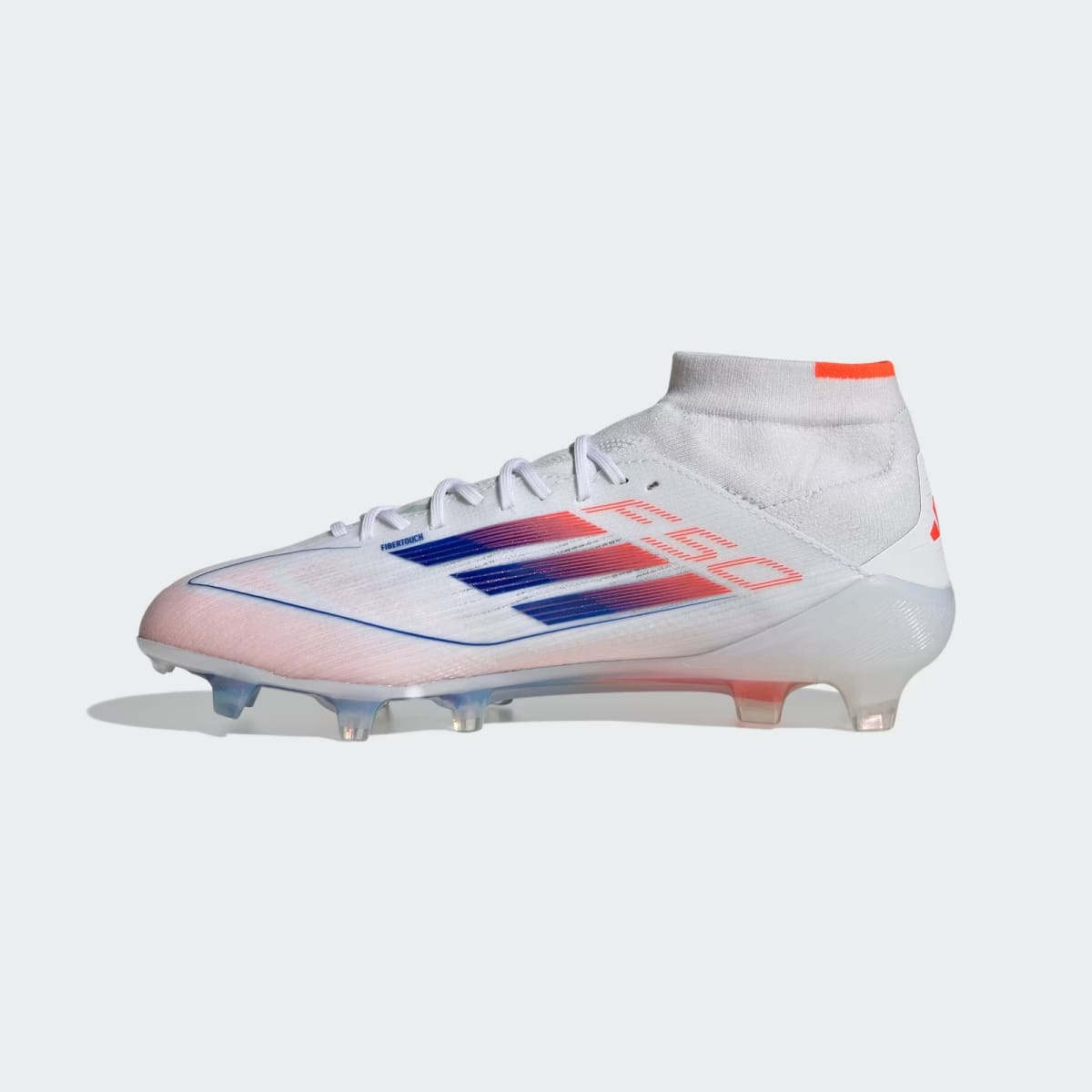Zapato de Futbol Adidas F50 Elite Corte MedioTerreno Firme Cloud White / Lucid Blue / Solar Red5