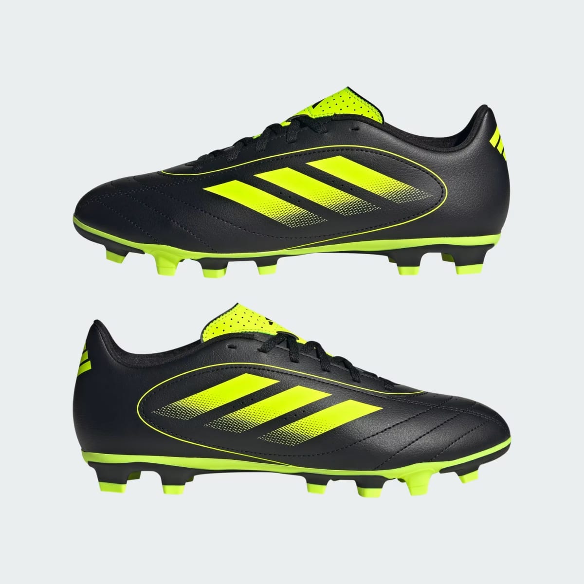 Zapato de Fútbol Adidas Goletto IX Terreno Firme/Multiterreno Core Black / Lucid Lemon / Core Black8