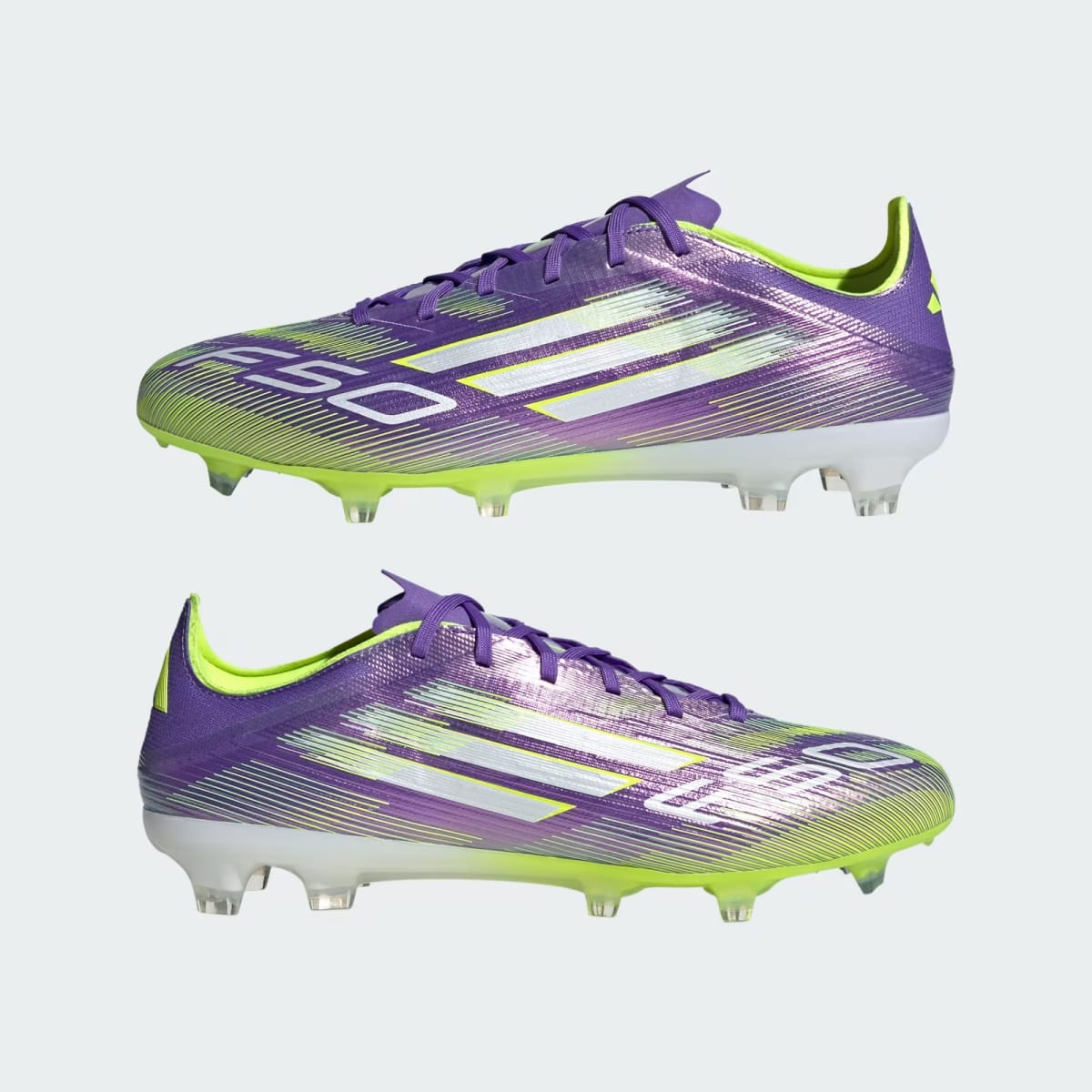 Zapato de Futbol Adidas F50 Pro Firme/Multiterreno Purple Rush / Cloud White / Lucid Lemon8