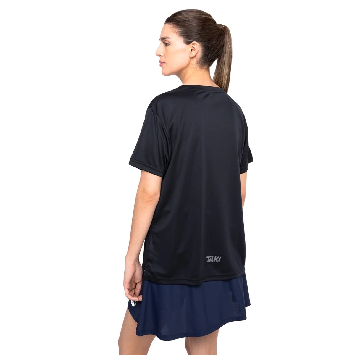 Polera Khombi Mujer Tilki Temel Black/Grey W26S8