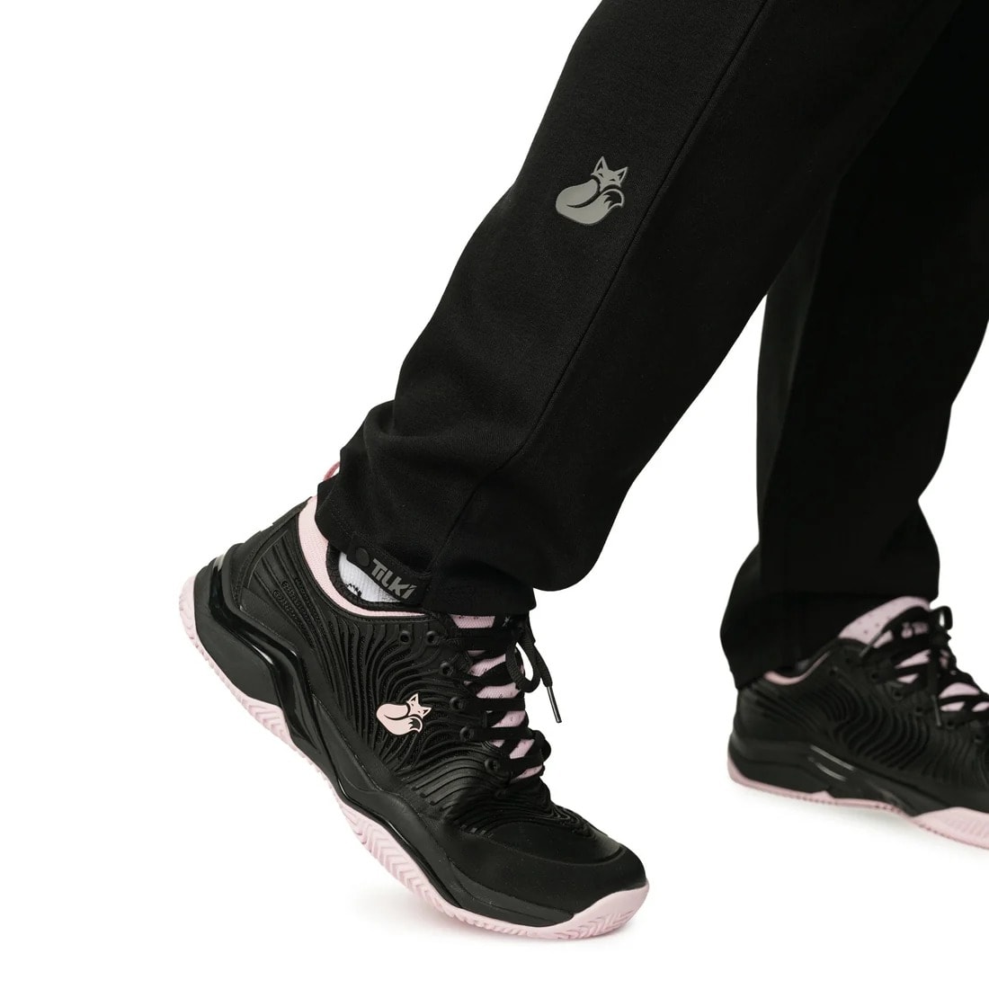 Pantalon Cotton Straight Tilki Lehinde Black M26S6