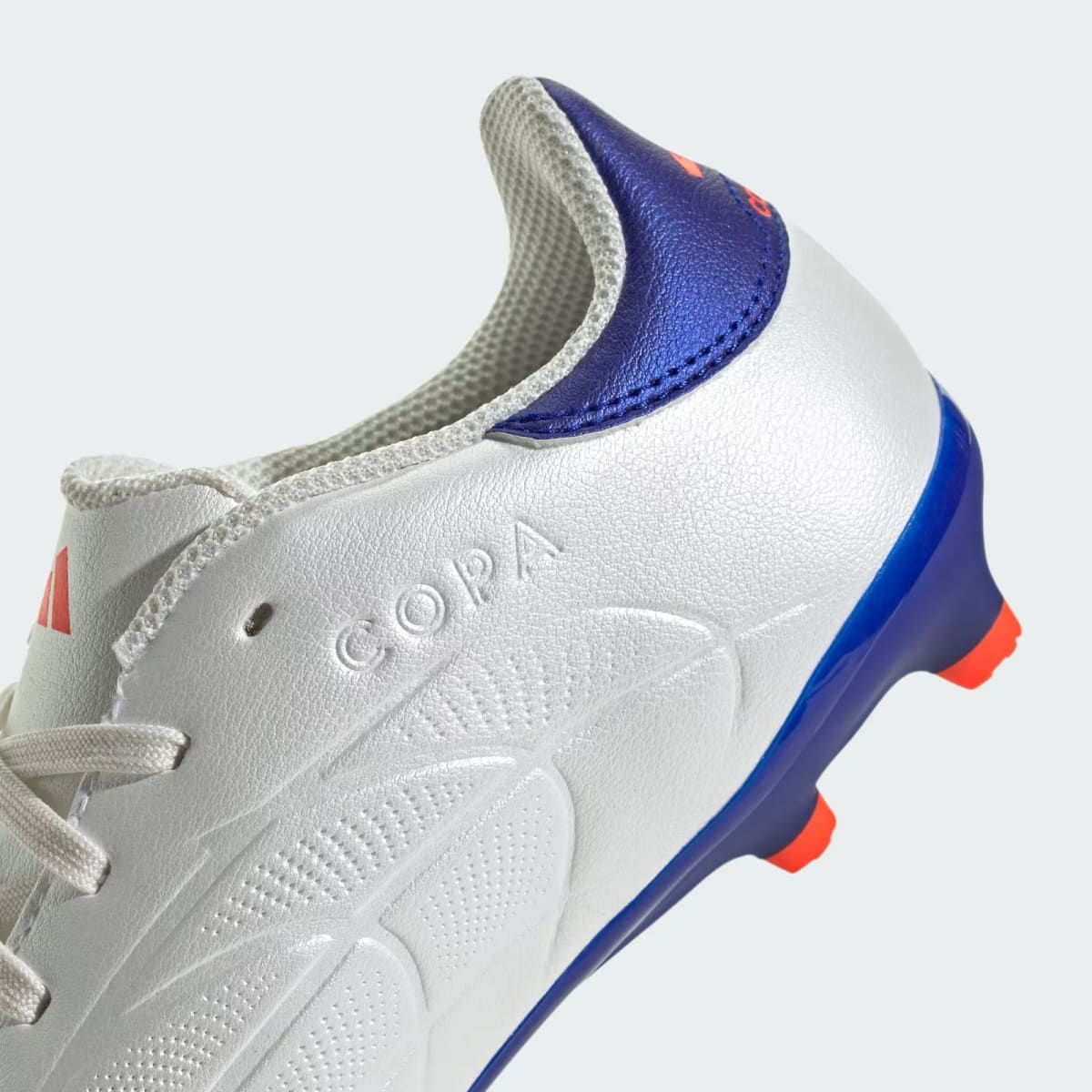 Zapato de Fútbol Adidas Copa Pure 2 League césped natural seco Cloud White / Lucid Blue / Solar Red10
