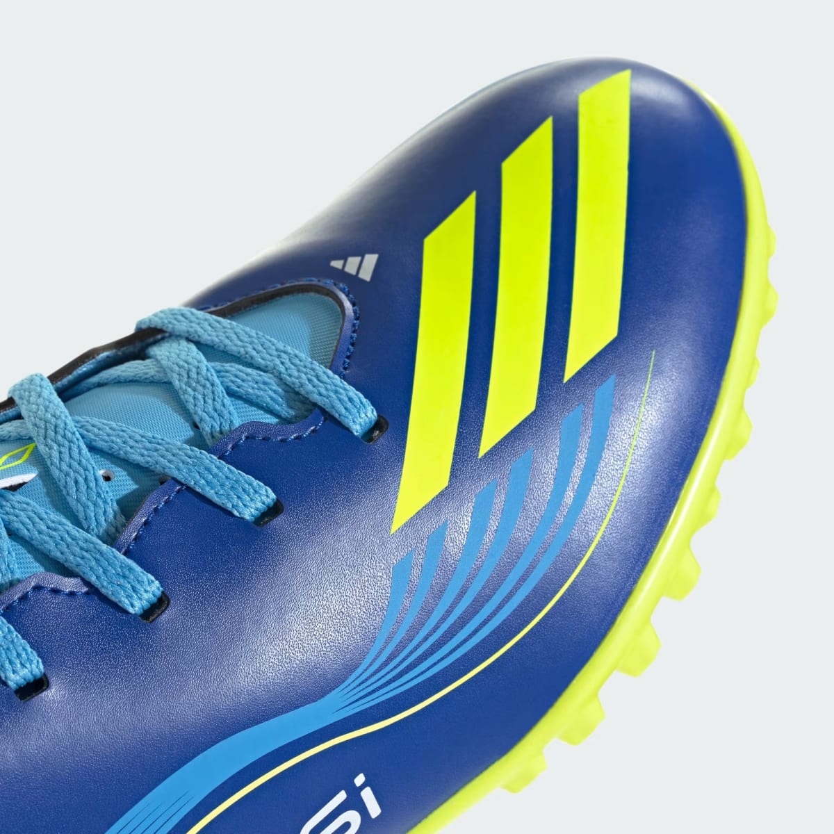 Zapato de fútbol Adidas F50 Messi Club Pasto Sintético Royal Blue / Solar Yellow / Semi Blue Burst10