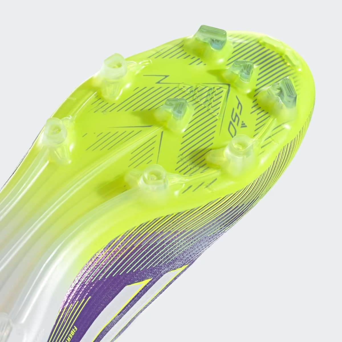 Zapato de Futbol Adidas F50 Pro Firme/Multiterreno Purple Rush / Cloud White / Lucid Lemon10