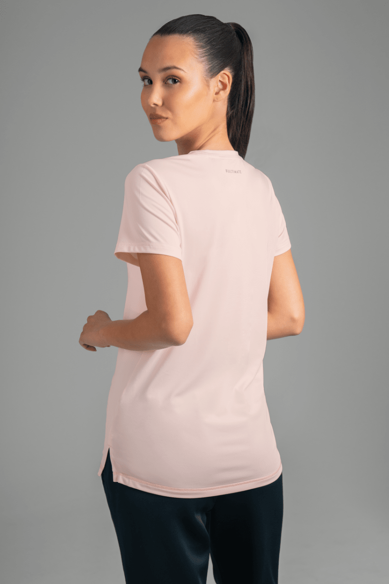 Ultimate Polera MC Sport Mujer Pink1