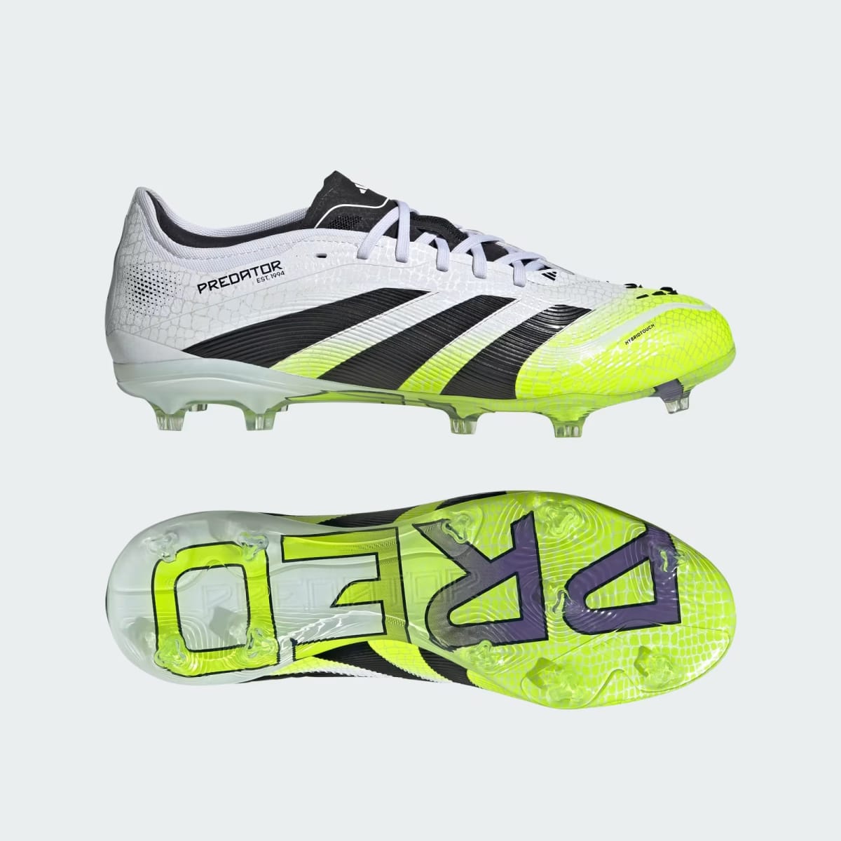 Zapato de Futbol Adidas Predator Pro FC Cloud White / Core Black / Lucid Lemon1