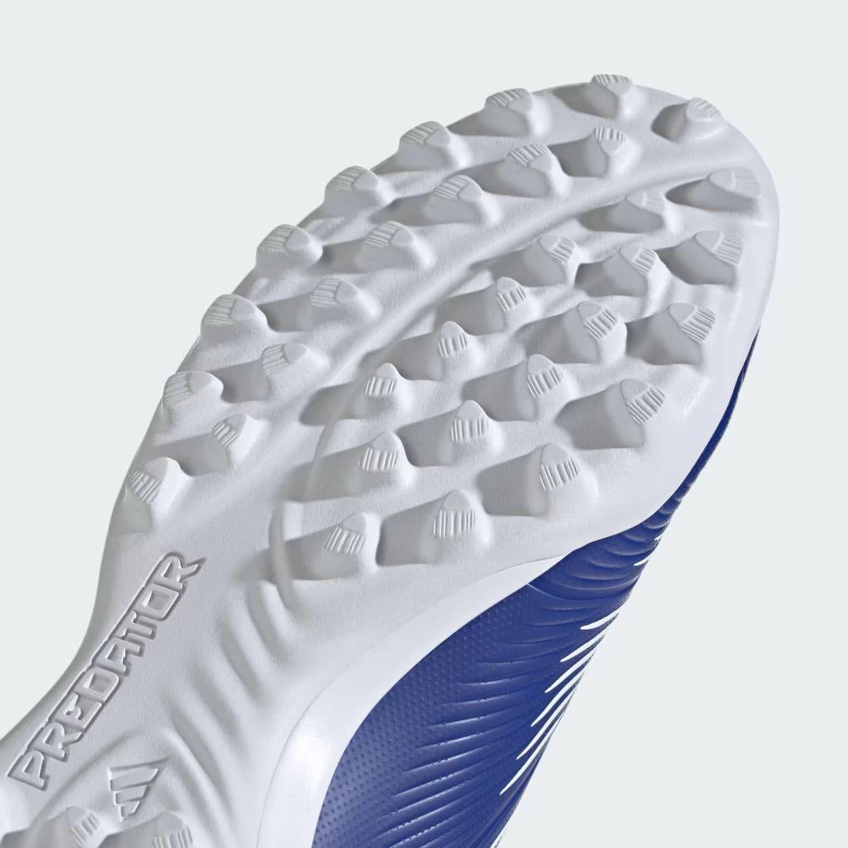 Zapatos de Fútbol Adidas Predator League Pasto Sintético Lucid Blue / Cloud White / Solar Red5