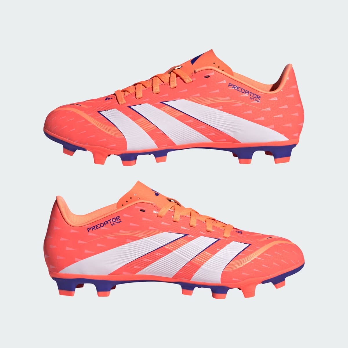 Zapatos de Fútbol Adidas Predator Club Terreno Firme/Multiterreno Signal Coral / Cloud White / Beam5