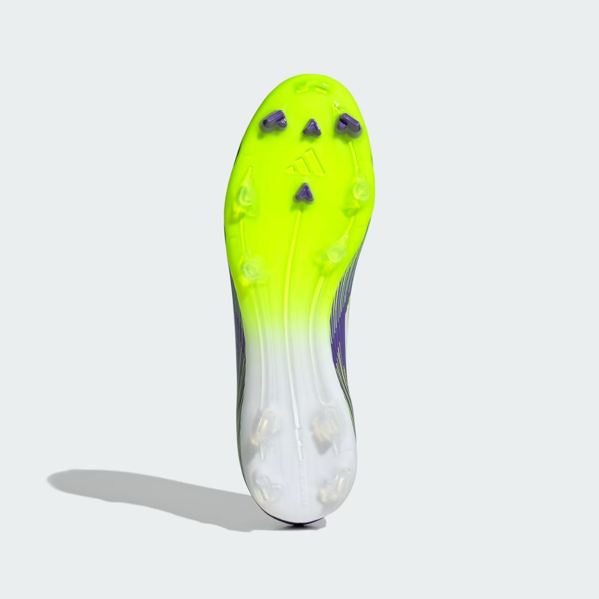 Zapato de fútbol Adidas Multiterreno Sin Cordones F50 League Purple Rush / Cloud White / Lucid Lemon4