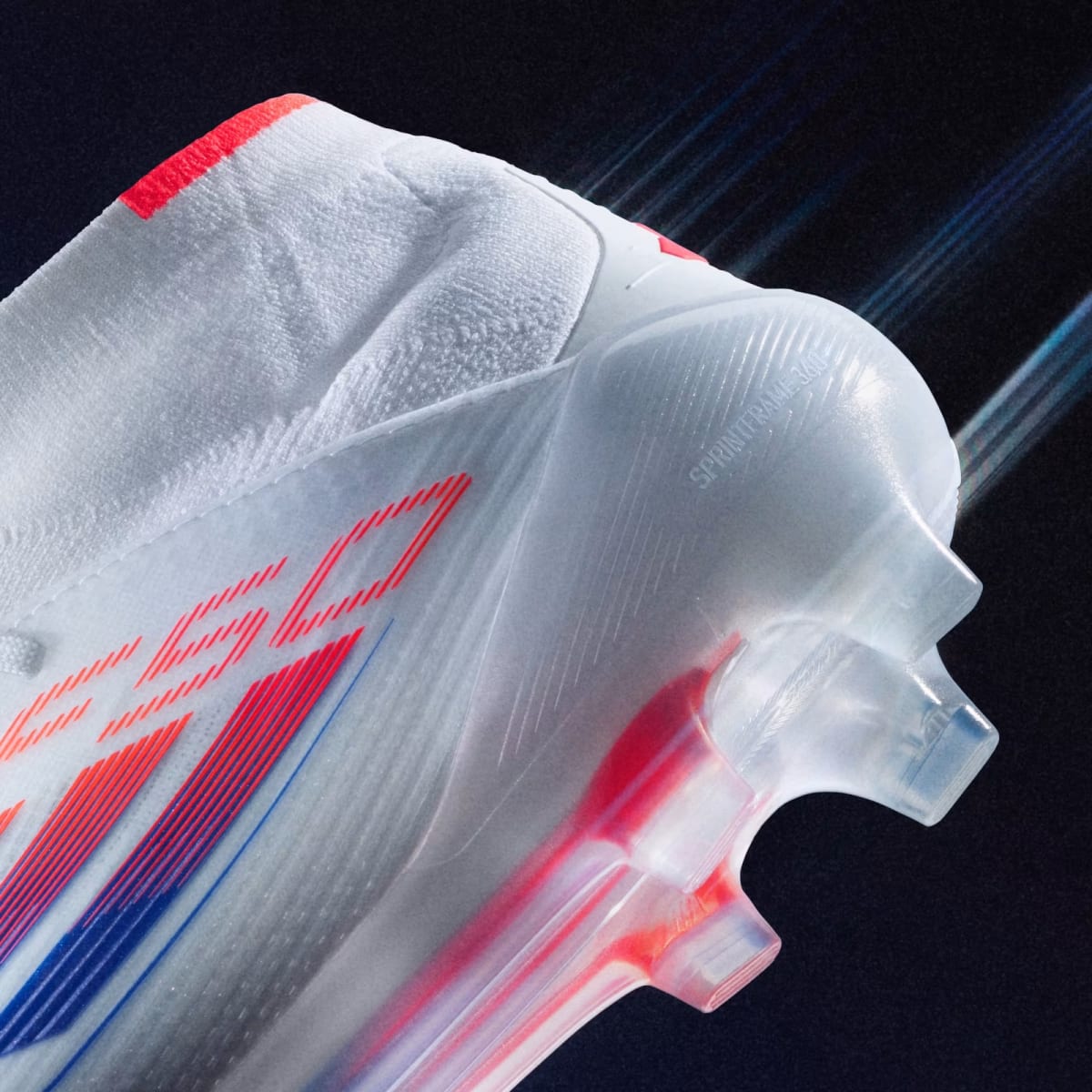 Zapato de Futbol Adidas F50 Elite Corte MedioTerreno Firme Cloud White / Lucid Blue / Solar Red11