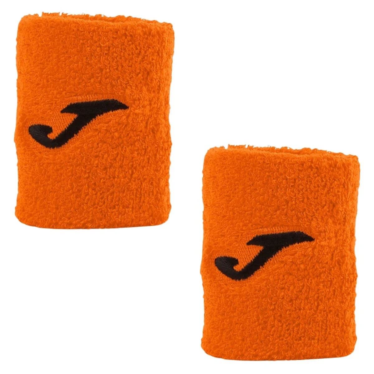 Muñequera Joma Corta Naranja Logo Negro X21