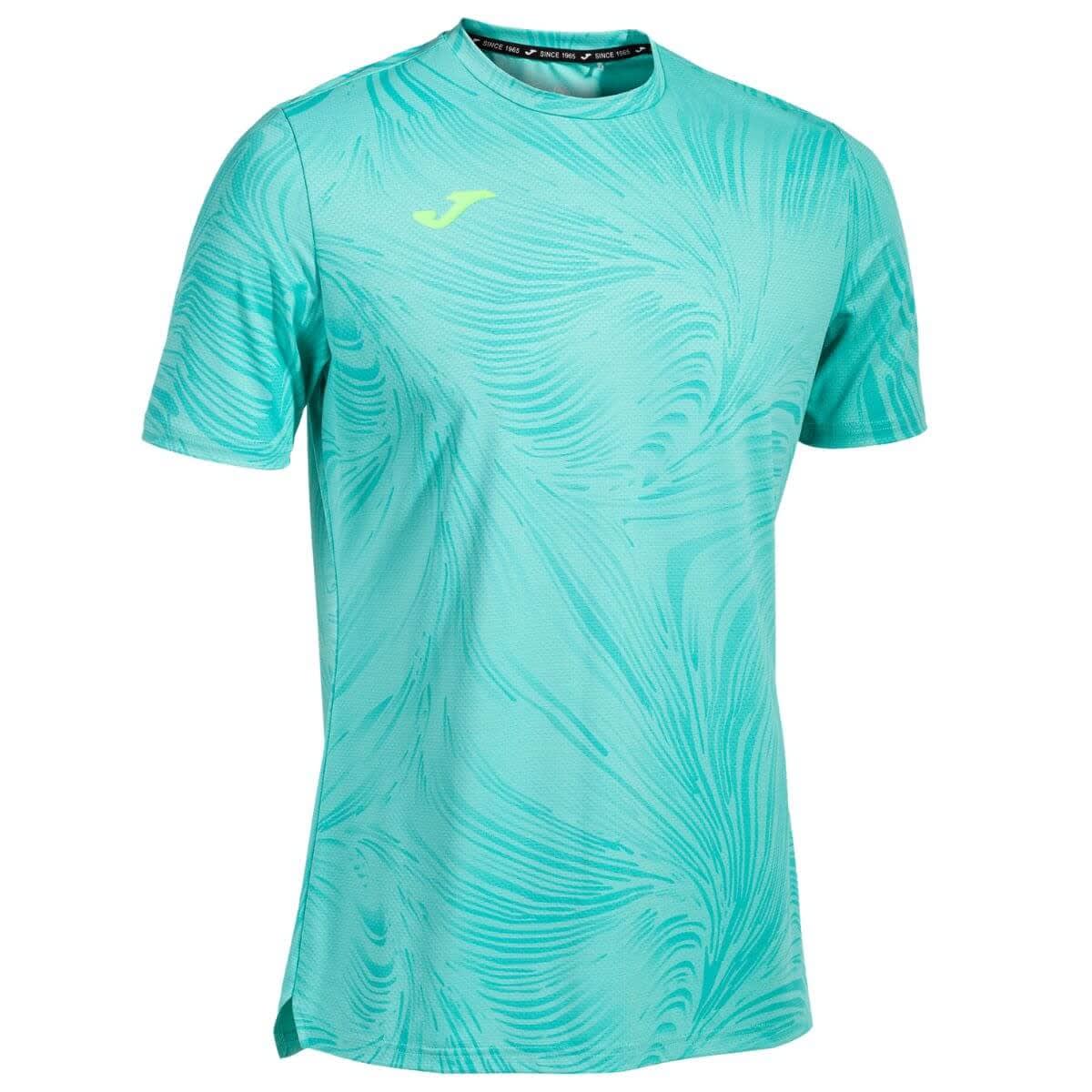 Polera Joma Challenge Manga Corta Turquesa1
