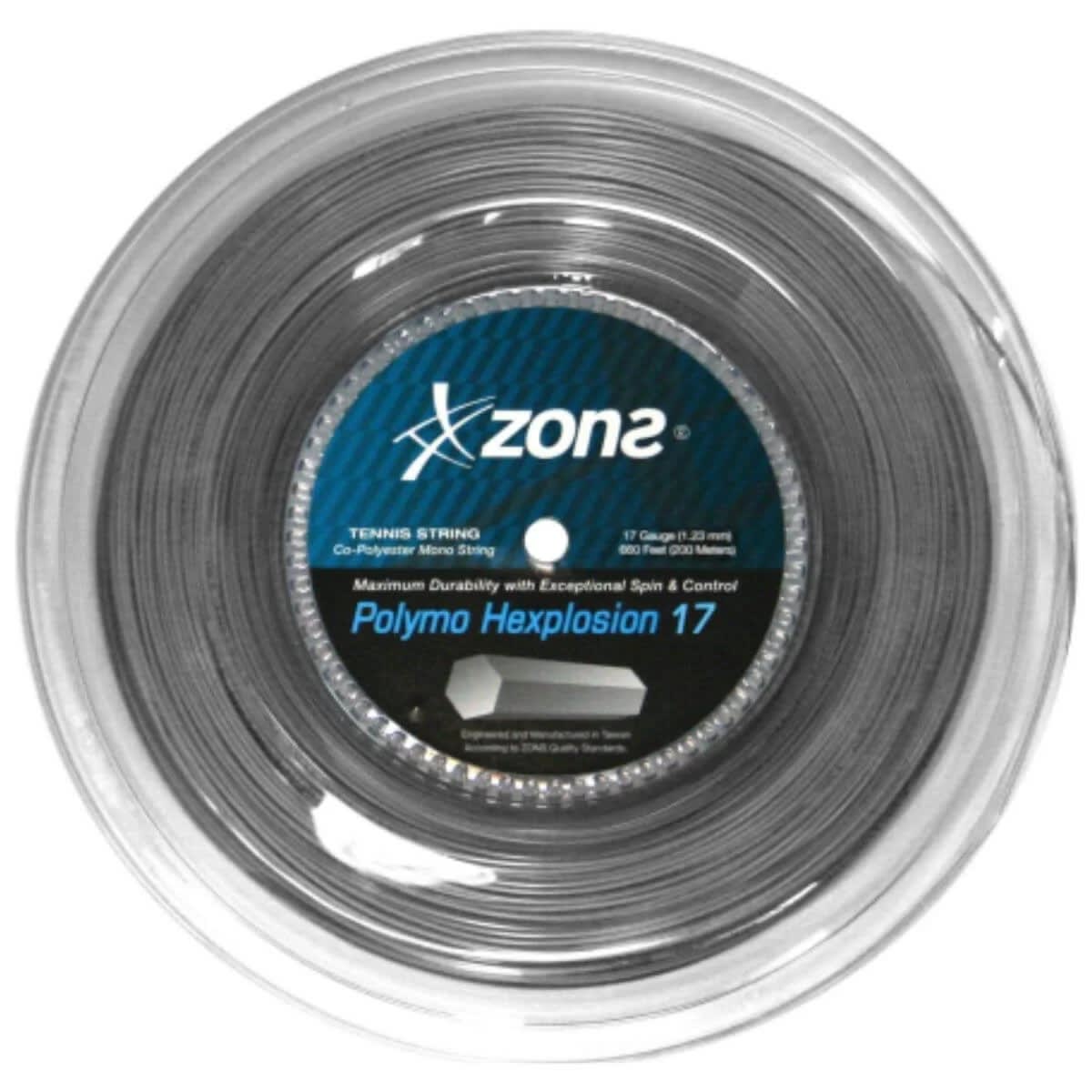 Rollo de Cuerda Zons Polymo Hexplosion 17L Silver (1.23MM)1