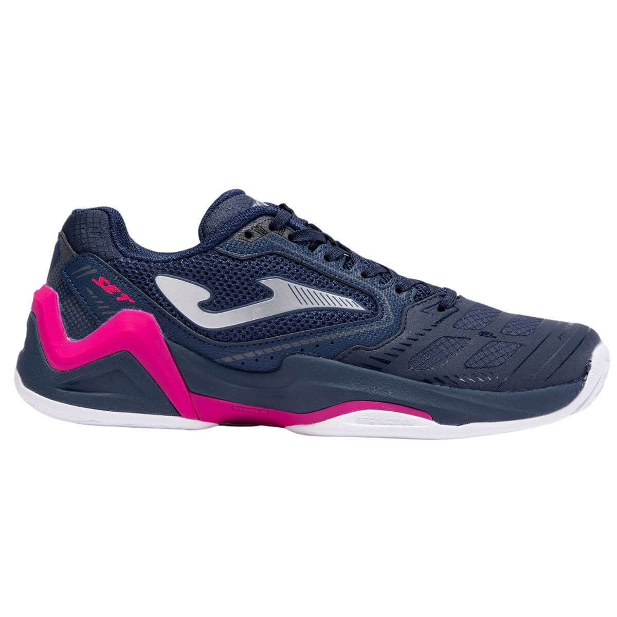 Zapatilla Joma T .Set Lady 2303 Azul Marino Rosado1