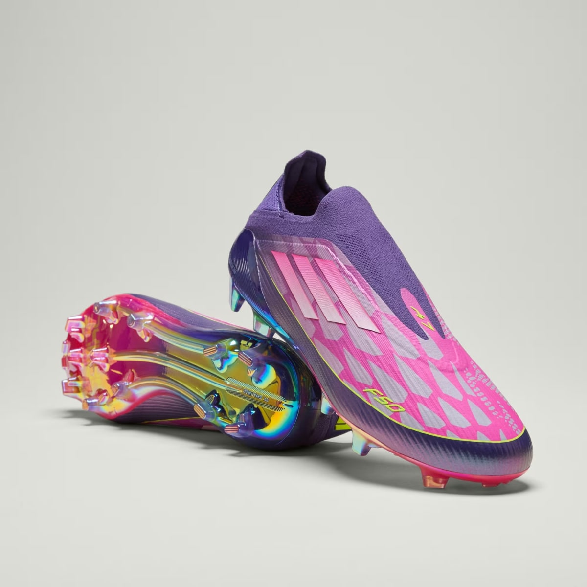 Zapato de Fútbol Adidas F50 Elite Lamine Yamal Sin Cordones Terreno Firme2