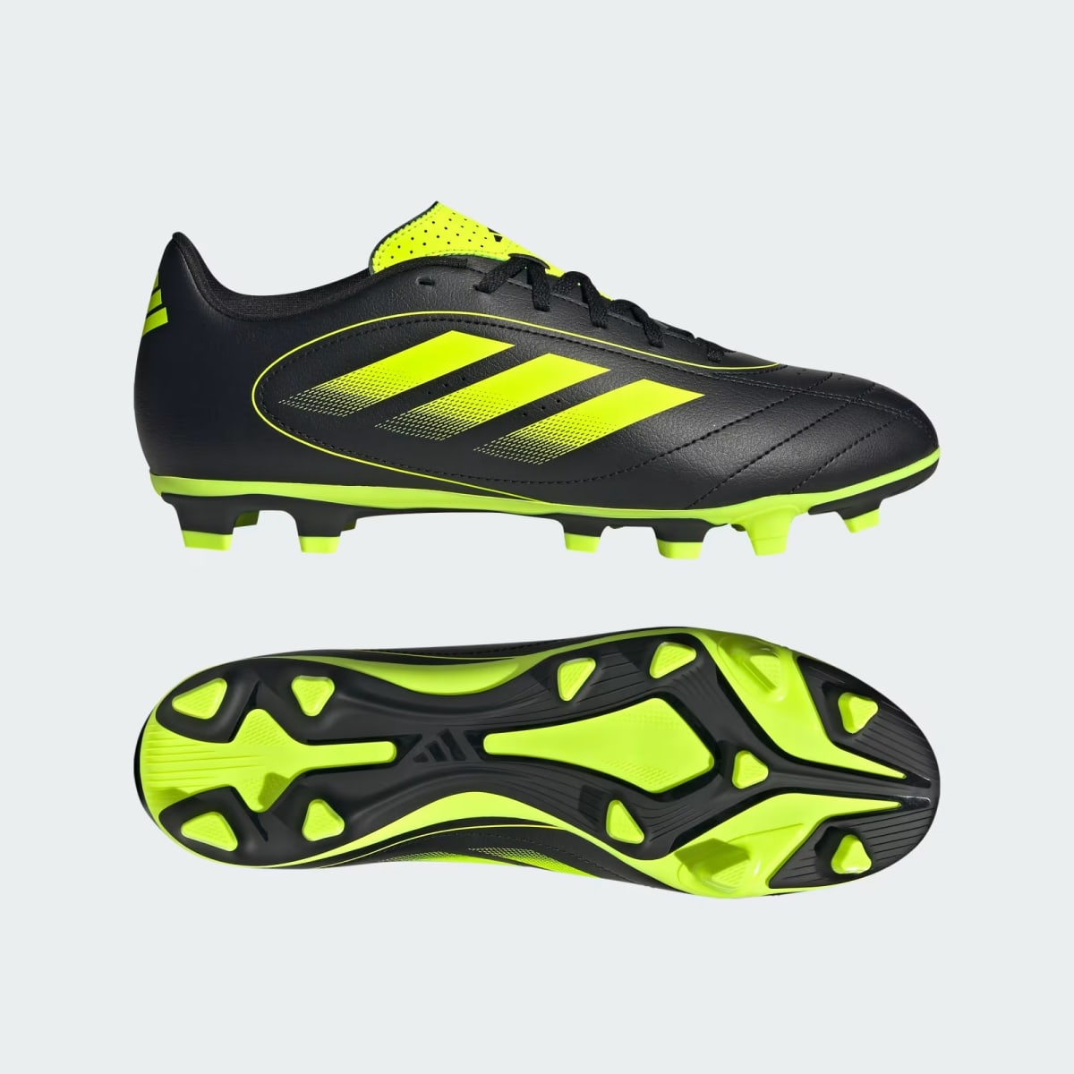 Zapato de Fútbol Adidas Goletto IX Terreno Firme/Multiterreno Core Black / Lucid Lemon / Core Black1