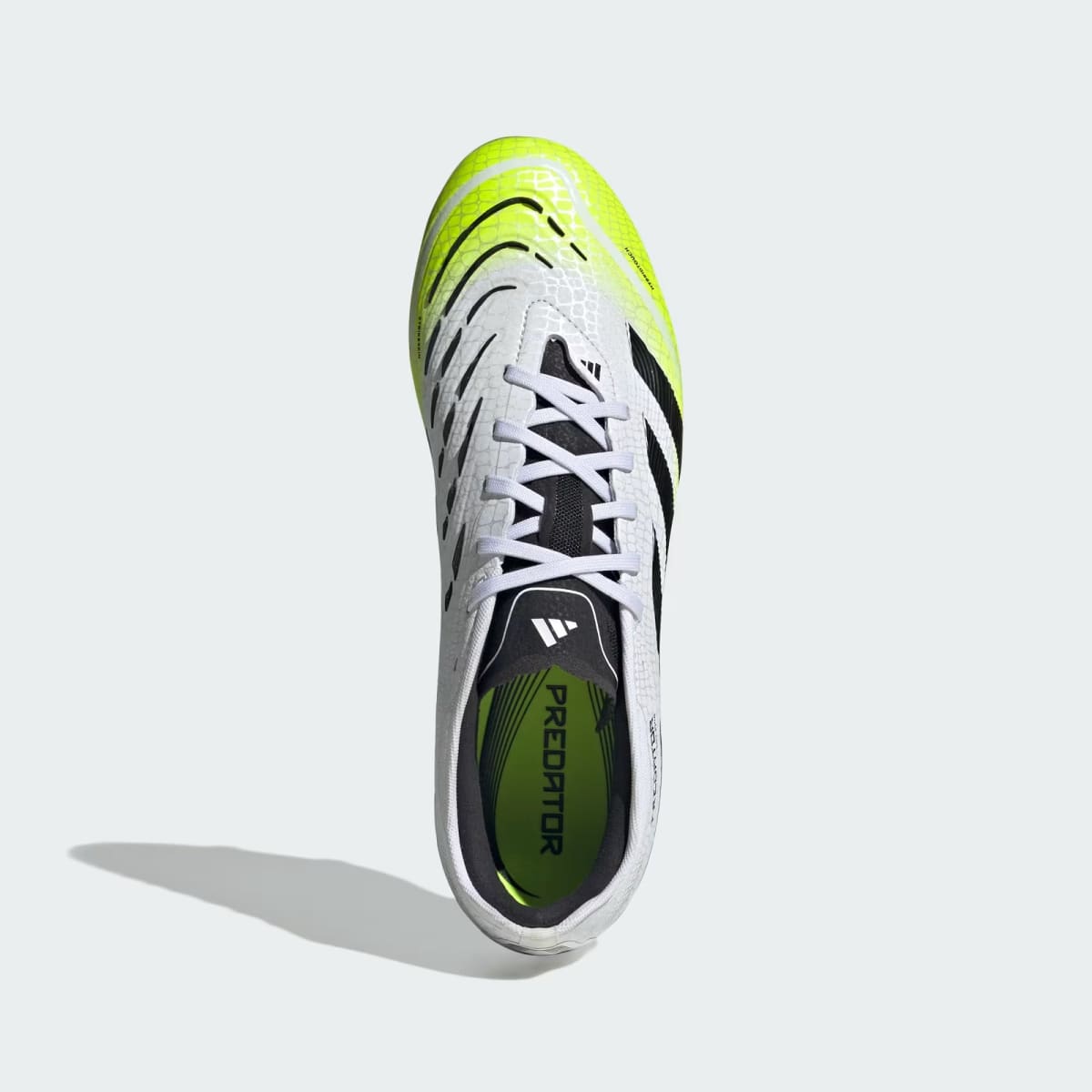 Zapato de Futbol Adidas Predator Pro FC Cloud White / Core Black / Lucid Lemon3
