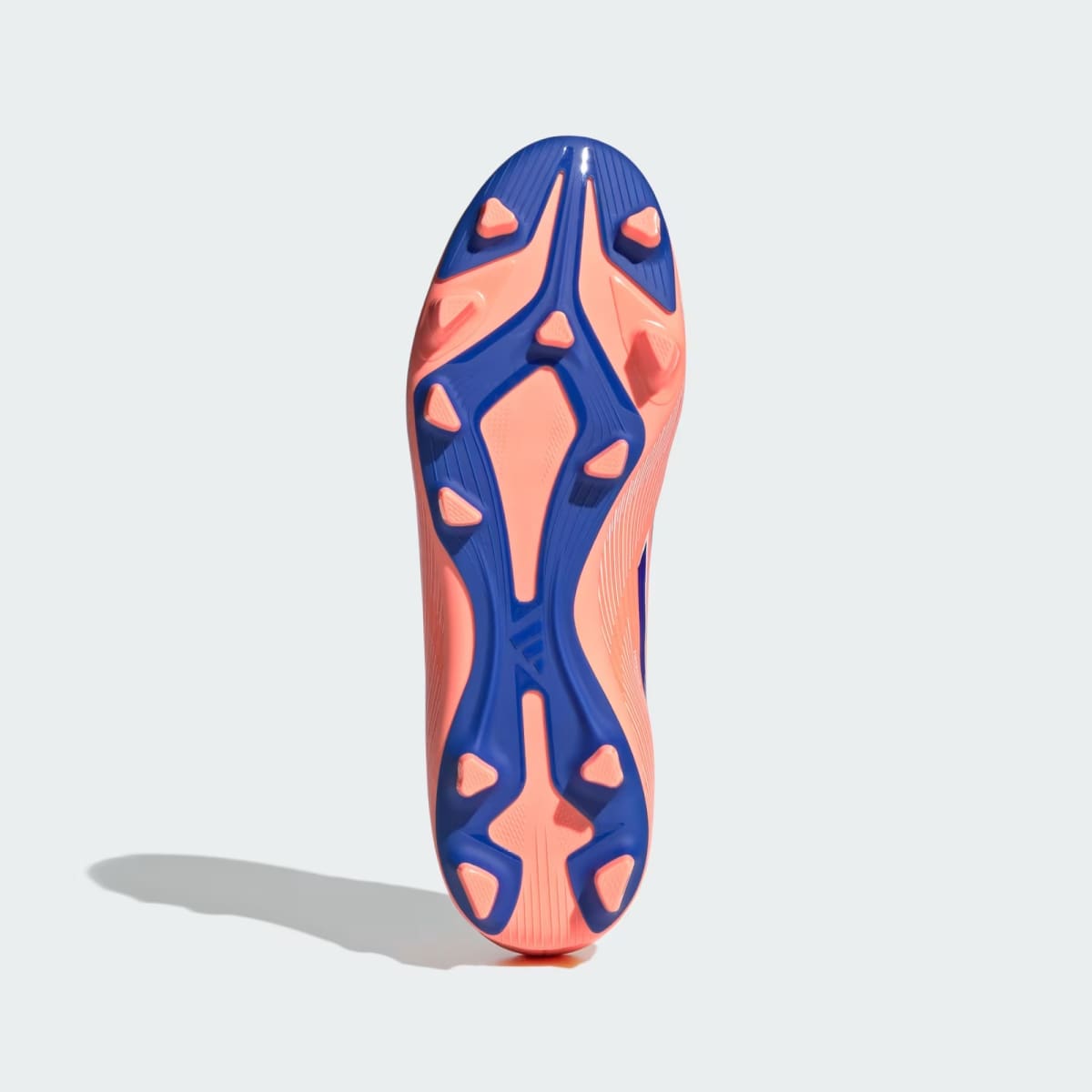 Zapato de Futbol Adidas F50 Club Firme/Multiterreno Beam Orange / Lucid Blue / Cloud White4