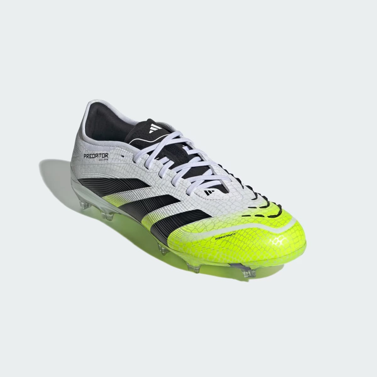 Zapato de Futbol Adidas Predator Pro FC Cloud White / Core Black / Lucid Lemon5