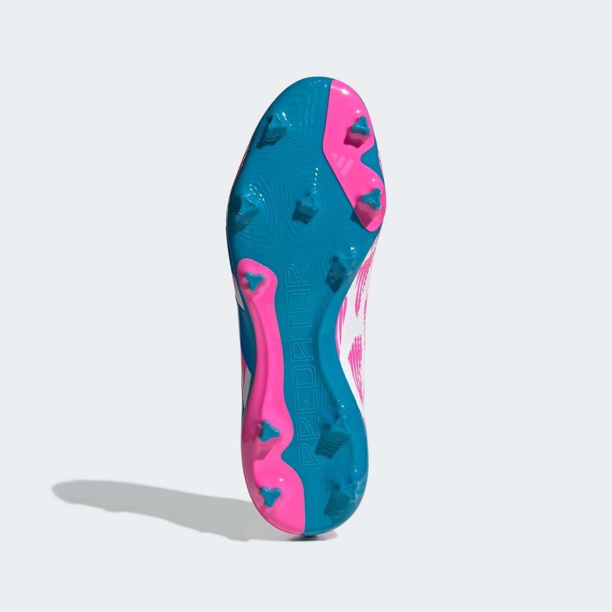 Zapato de Futbol Adidas Predator League FC Cloud White / Solar Blue / Solar Pink4