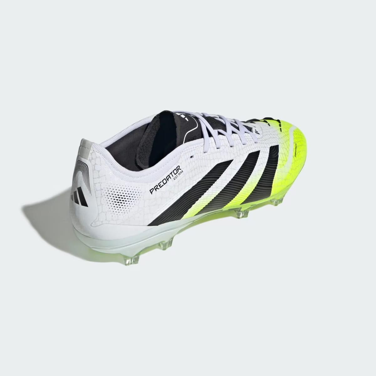 Zapato de Futbol Adidas Predator Pro FC Cloud White / Core Black / Lucid Lemon6