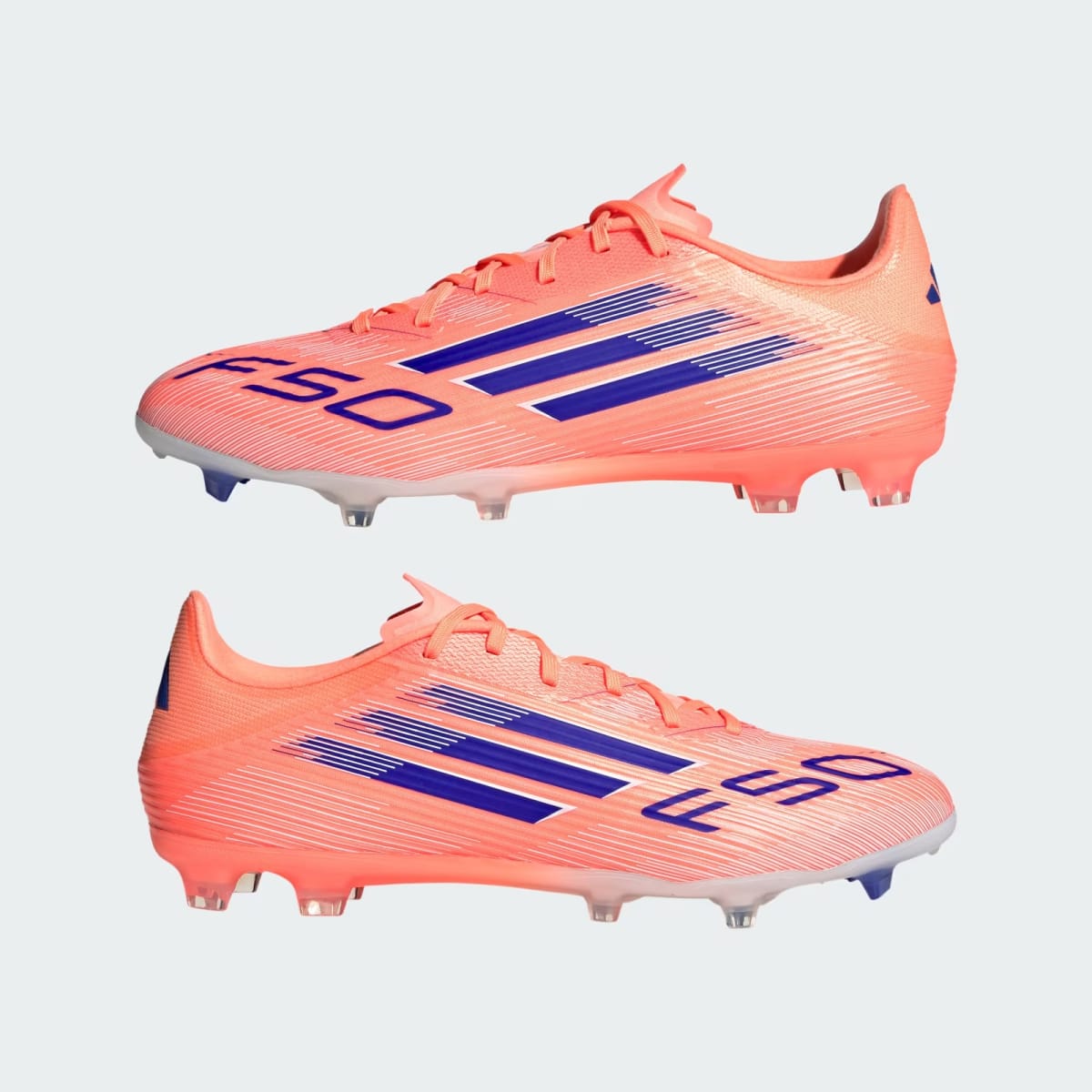 Zapato de Fútbol Adidas F50 League Multiterreno Beam Orange / Lucid Blue / Cloud White8