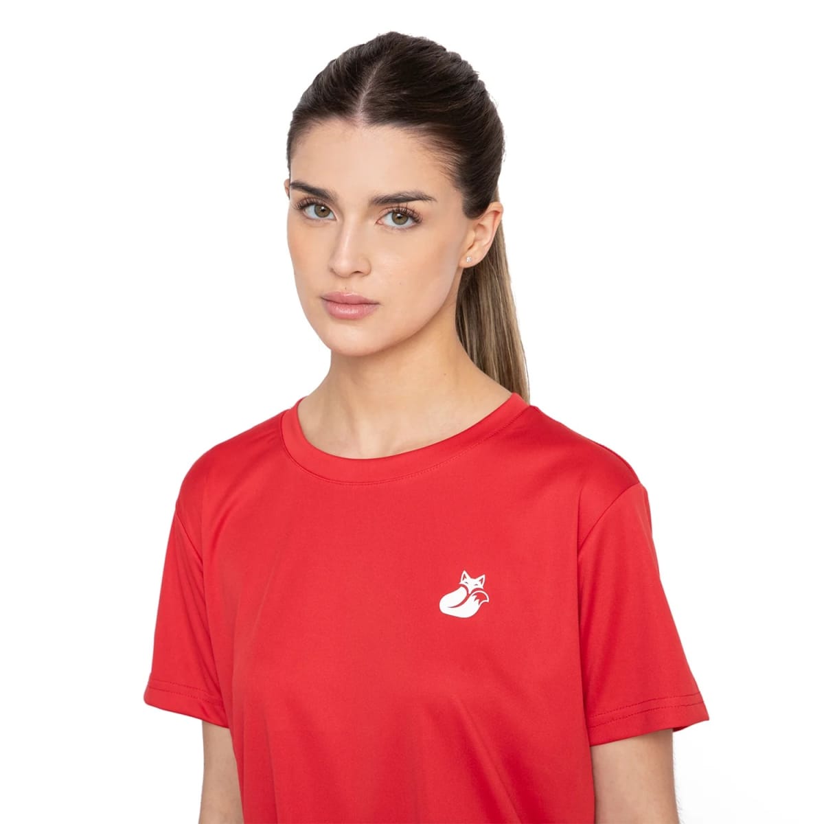Polera Khombi Mujer Tilki Temel Red/White W26S5