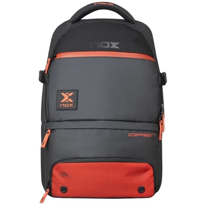 Mochila de Padel Nox Luxury Open Series Negro/Rojo 20252
