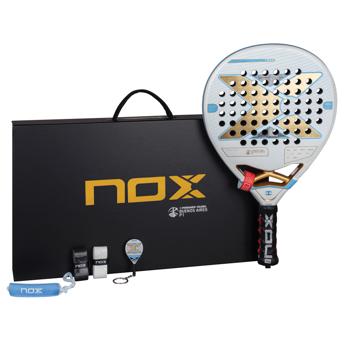 Pala Padel Nox AT10 Luxury Genius 18K Alum Buenos Aires Exclusive Edition 202611
