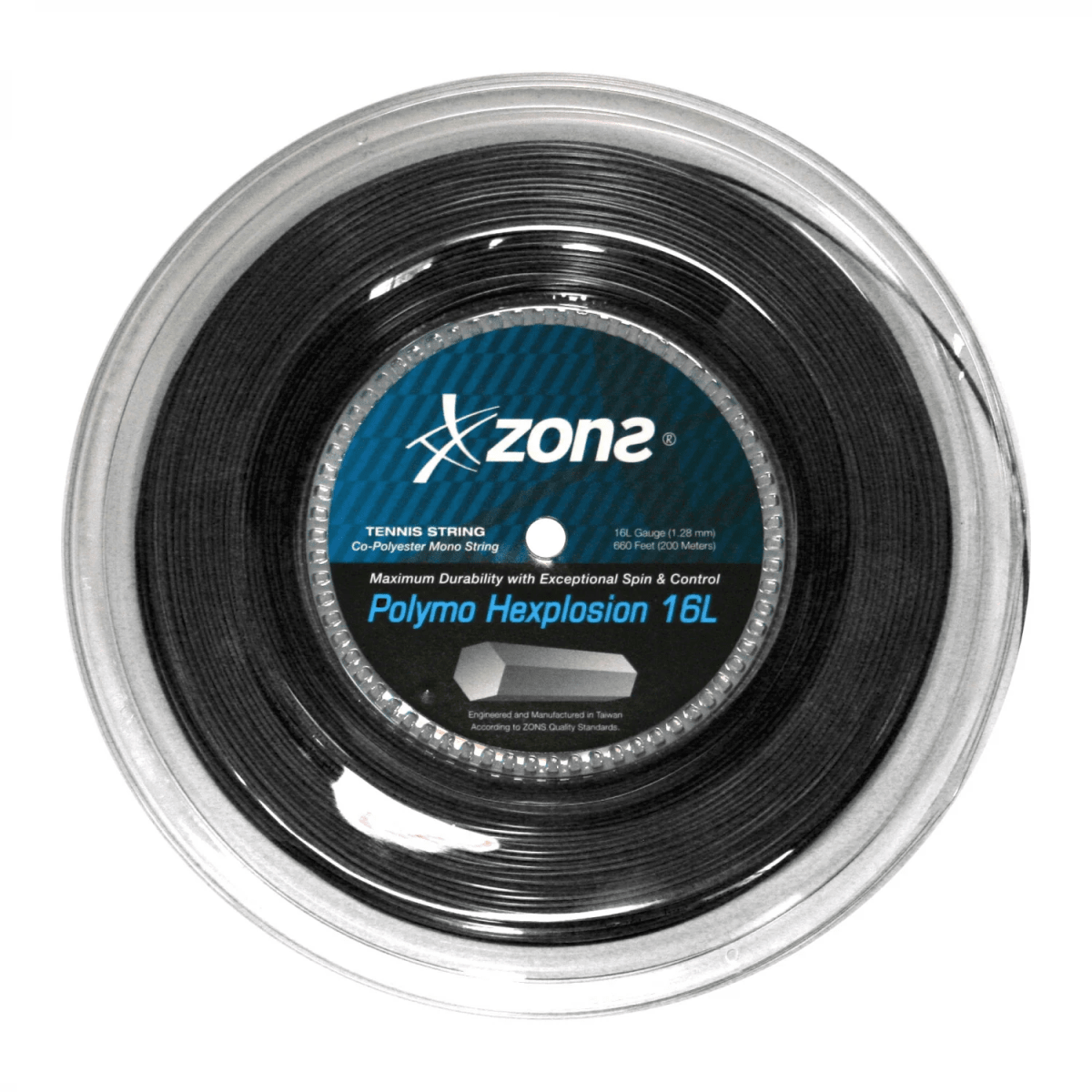 Rollo de Cuerda Zons Polymo Hexplosion 16L Black (1.28MM)1