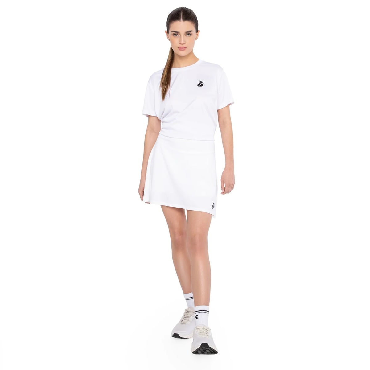 Polera Khombi Mujer Tilki Temel White/Black W26S1