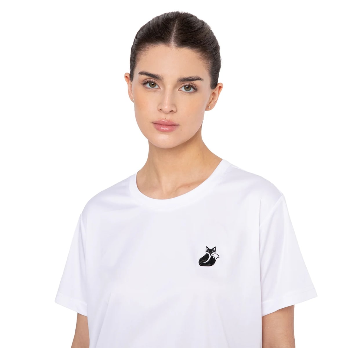 Polera Khombi Mujer Tilki Temel White/Black W26S3