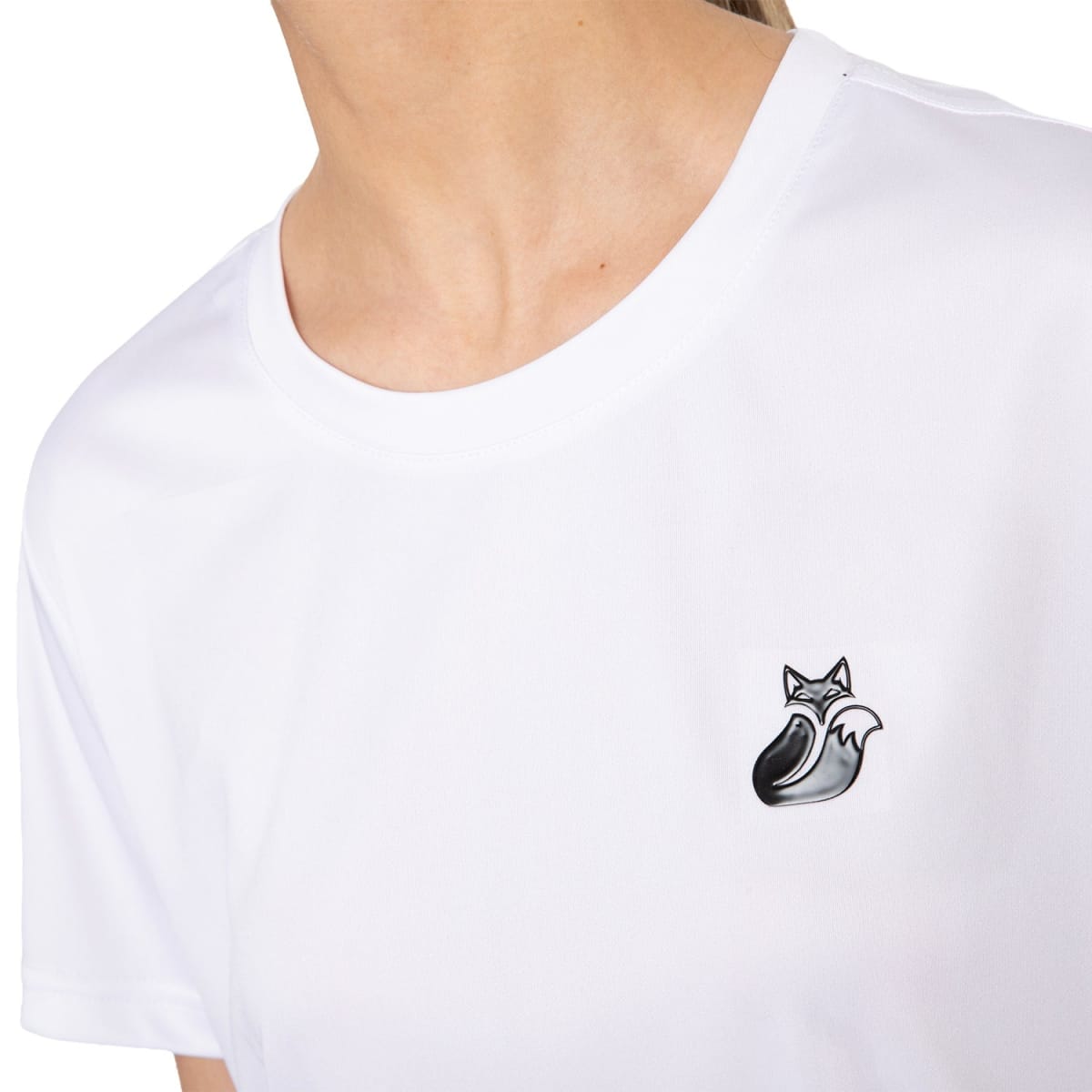 Polera Khombi Mujer Tilki Temel White/Black W26S4