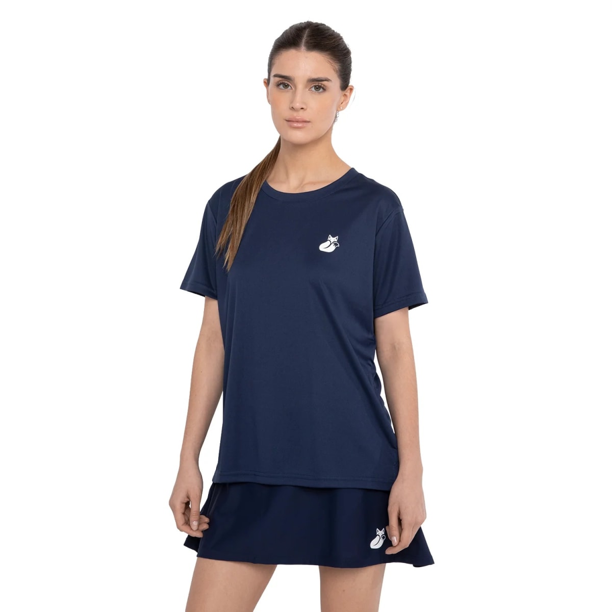 Polera Khombi Mujer Tilki Temel Navy/White W26S4