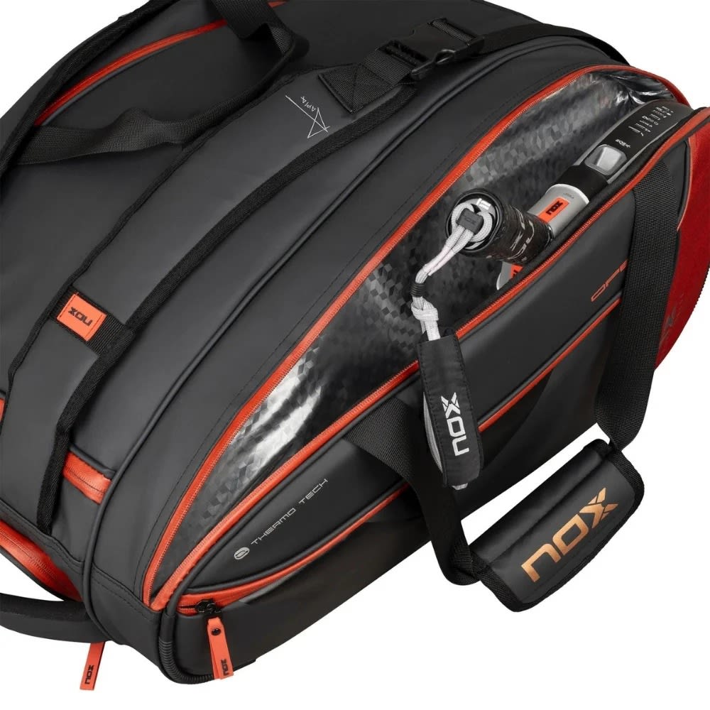 Bolso Paletero Nox Open Series Black/Red 2024/20253