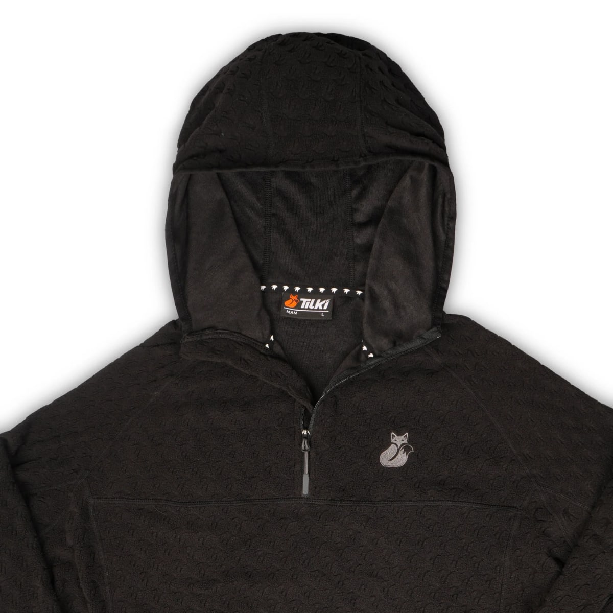 Micropolar Con Gorro Tilki Temel Black M25S3