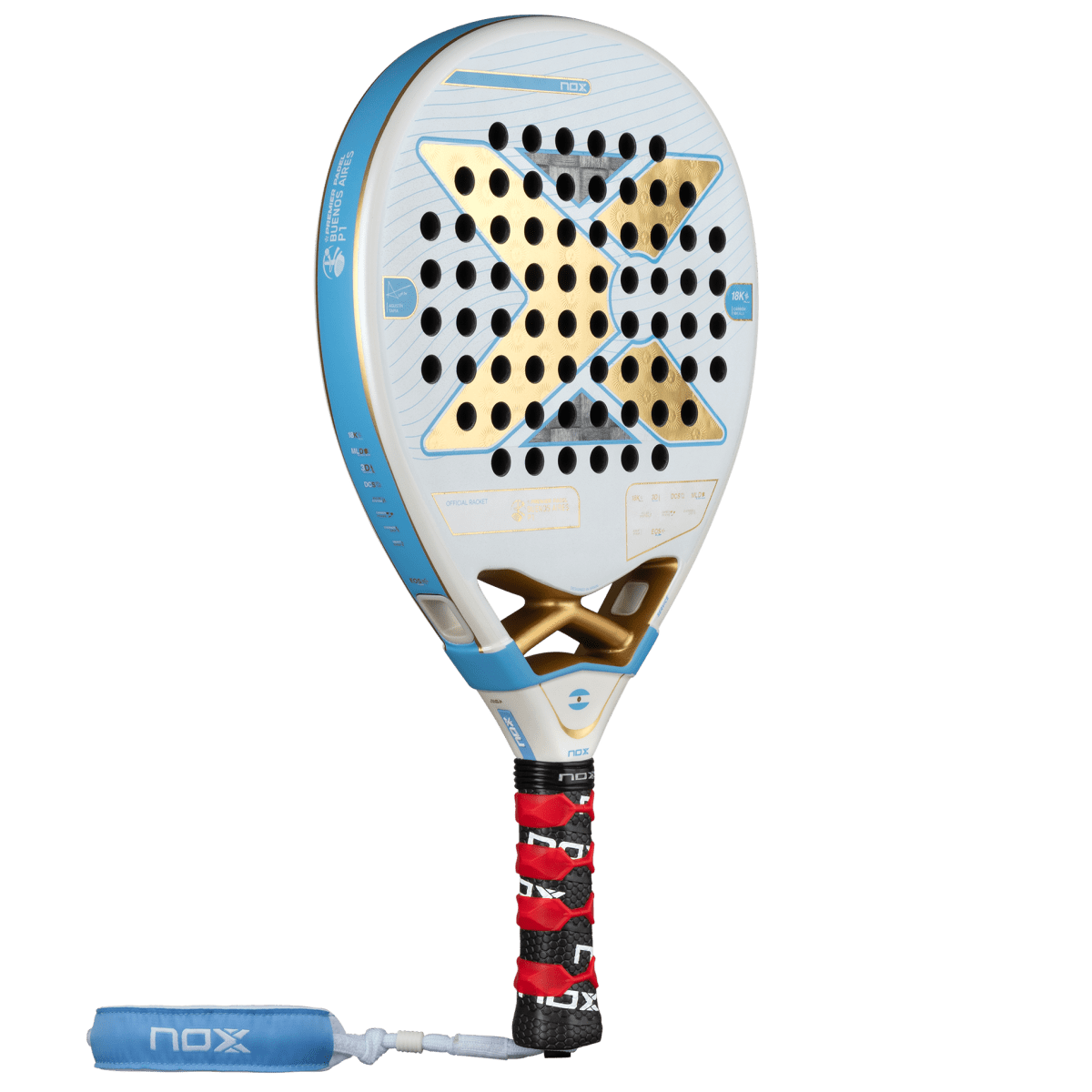 Pala Padel Nox AT10 Luxury Genius 18K Alum Buenos Aires Exclusive Edition 20265