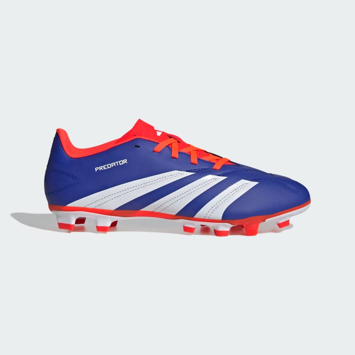 Zapato de Fútbol Adidas Predator Club Multiterreno Lucid Blue / Cloud White / Solar Red2