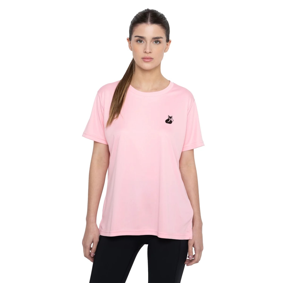 Polera Khombi Mujer Tilki Temel Pink/Black W26S2