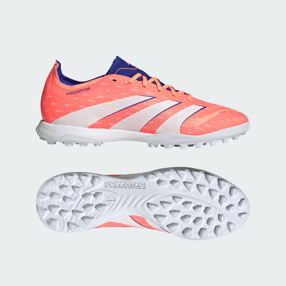 Zapatos de fútbol Adidas Predator Pasto Sintético Signal Coral / Cloud White / Beam Orange2